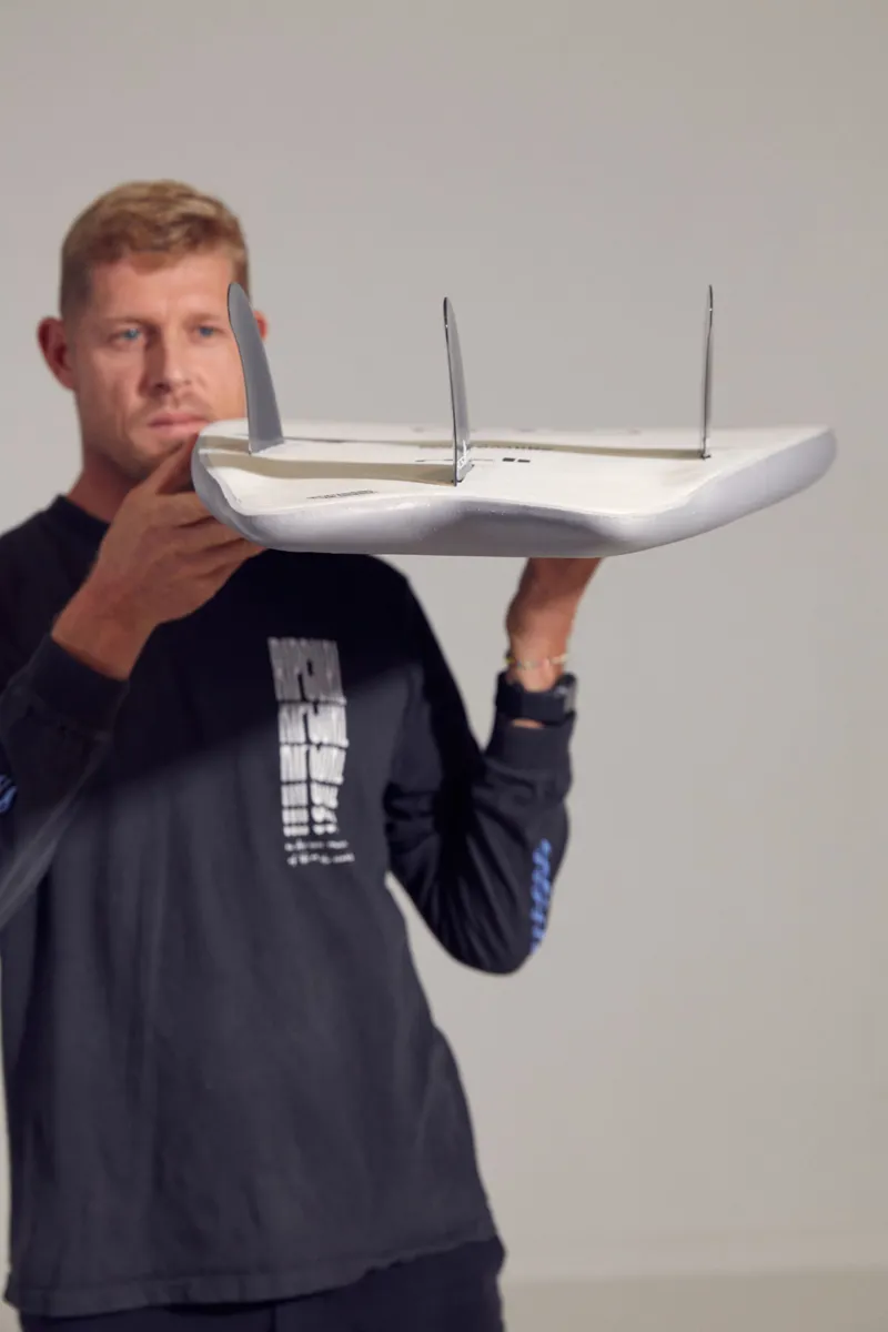 Mick Fanning X DHD Fish Epoxy Softboard Grey-2
